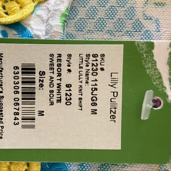 Lilly Pulitzer Girls Knit Shift Dress in Sweet and Sour size M (6-7) NWT - Picture 6 of 8